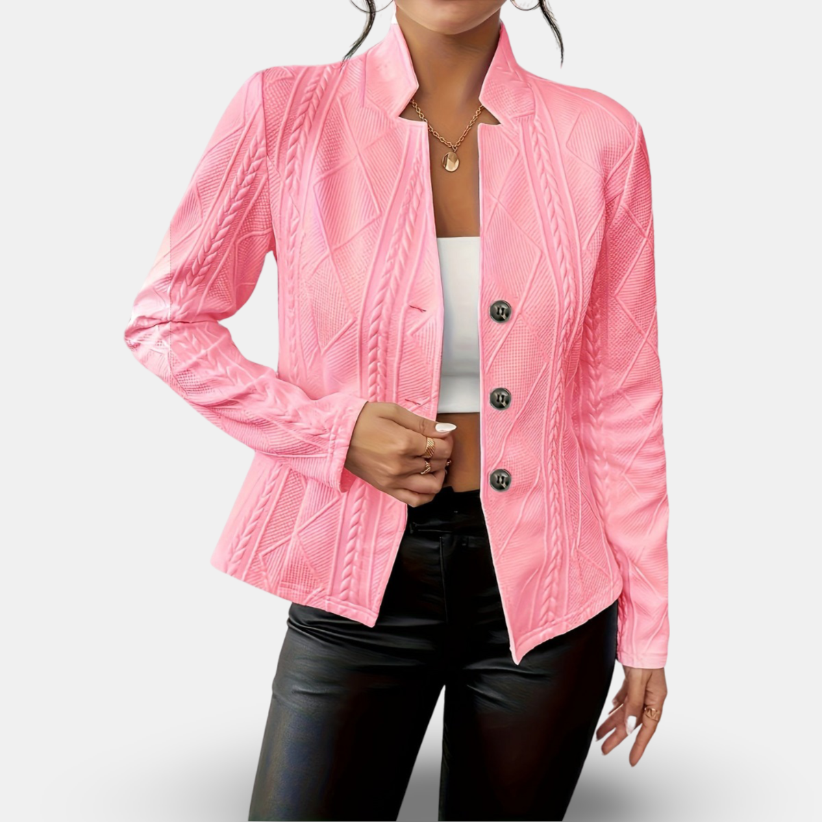 Lynor™ | Elegant Tailored Cardigan