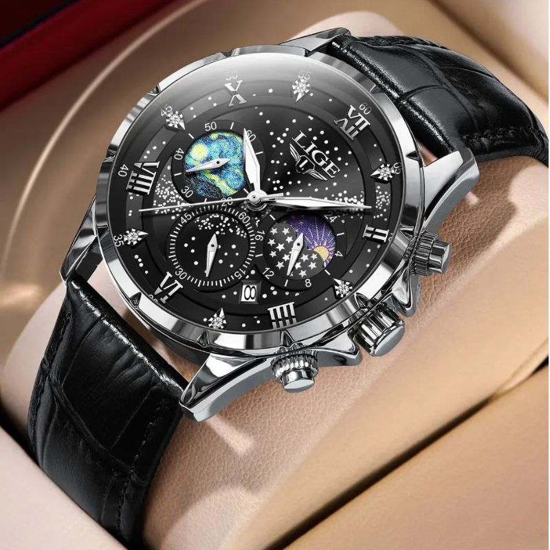 Lynor™ | Elegant Moon Phase Watch
