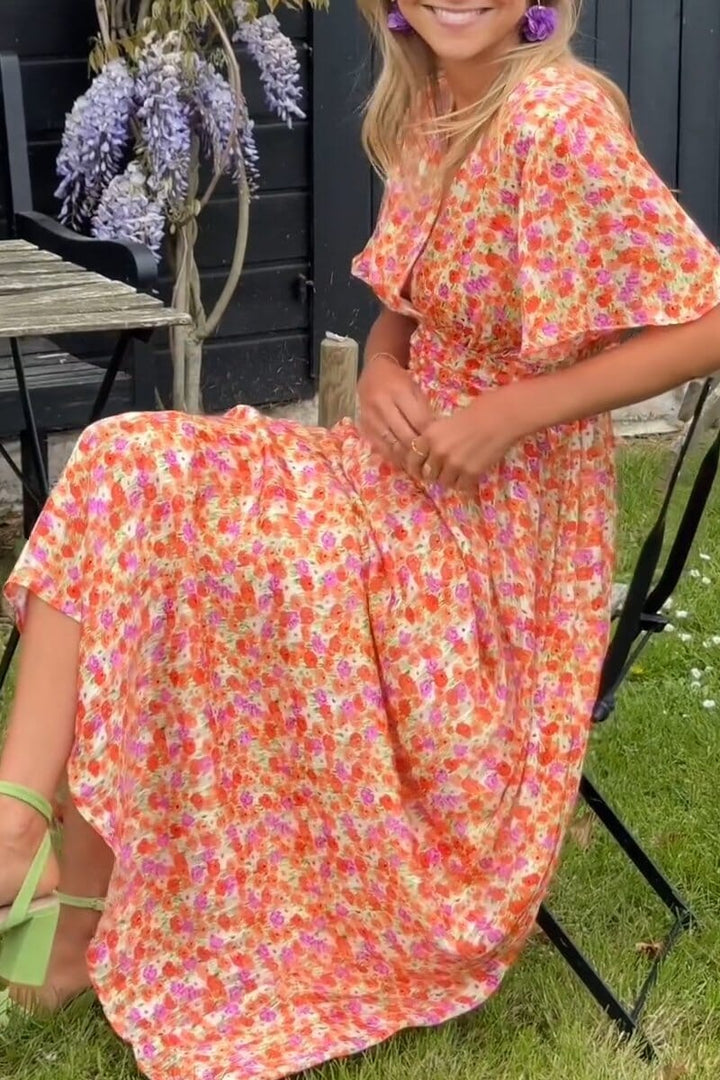 Lynor™ | Angelica – Casual Floral Summer Maxi Dress for Effortless Elegance