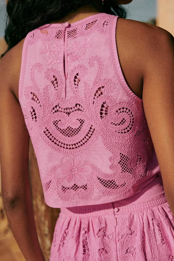 Lynor™ | Women's Pink Lace Set