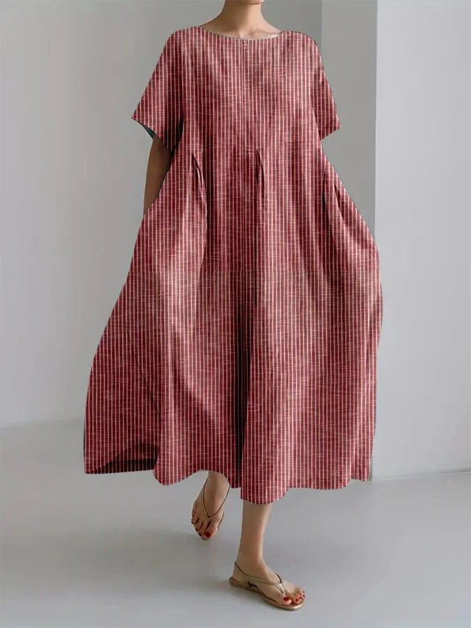 Lynor™ |Retro-Inspired Maxi Dress – Everyday Comfort & Style
