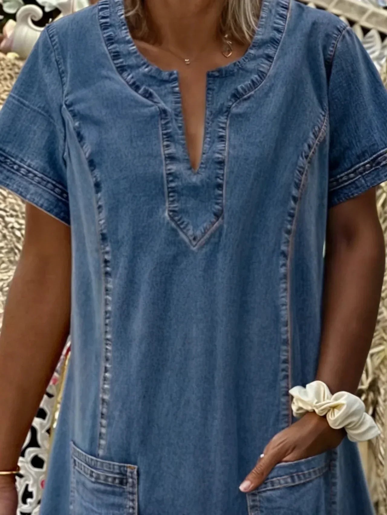 Lynor™ | Soft Denim Dress