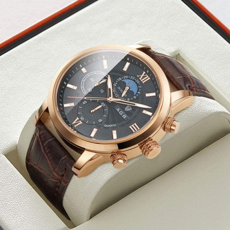 Lynor™ | Luxury Leather Quartz Watch