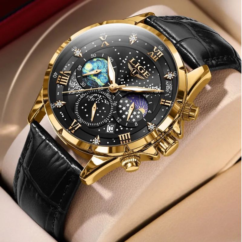 Lynor™ | Elegant Moon Phase Watch