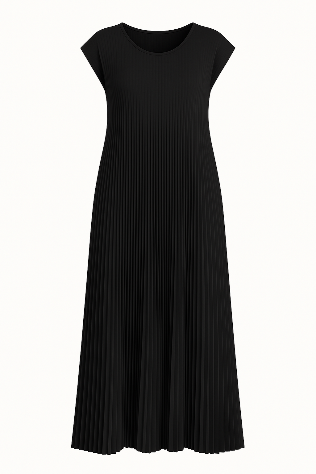 Lynor™ | Pleated Design with Belly Coverage Dress
