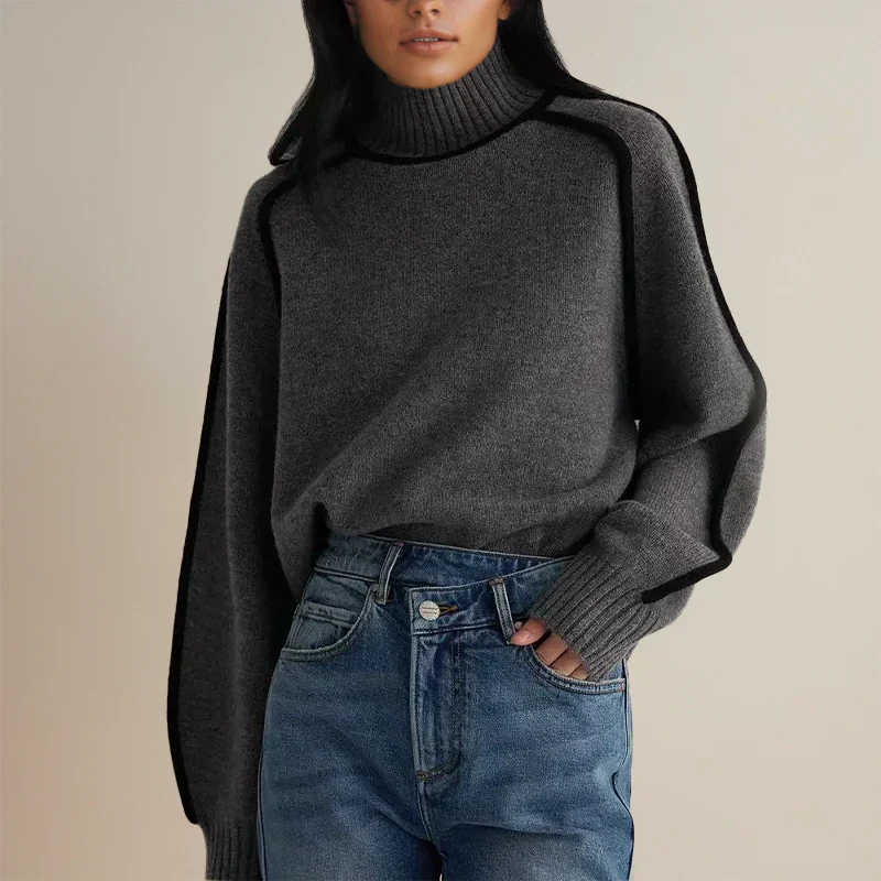 Lynor™ | Chic Turtleneck Sweater – Timeless Warmth with Modern Style