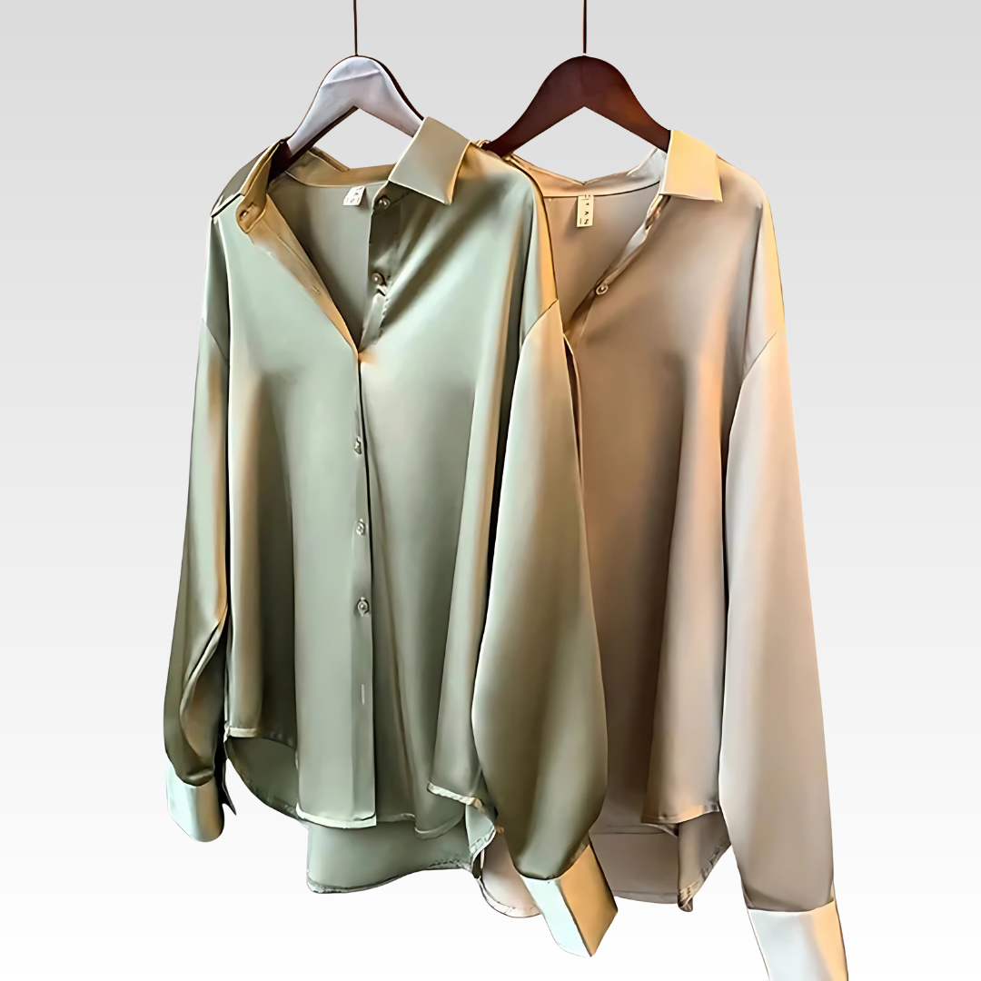 Lynor™ | Satin Shirt for Women