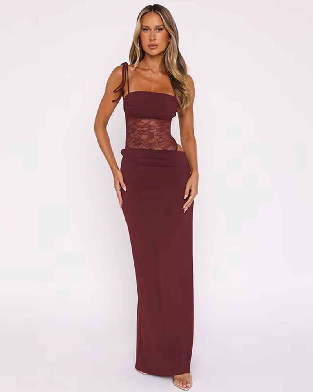 Lynor™ | Mesh Maxi Dress