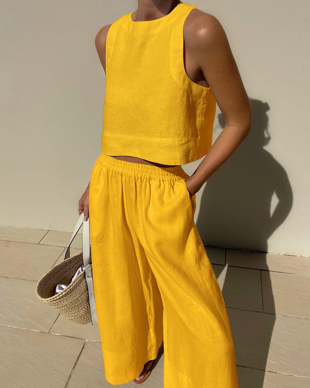 Lynor™ | Sleeveless Two-Piece Set