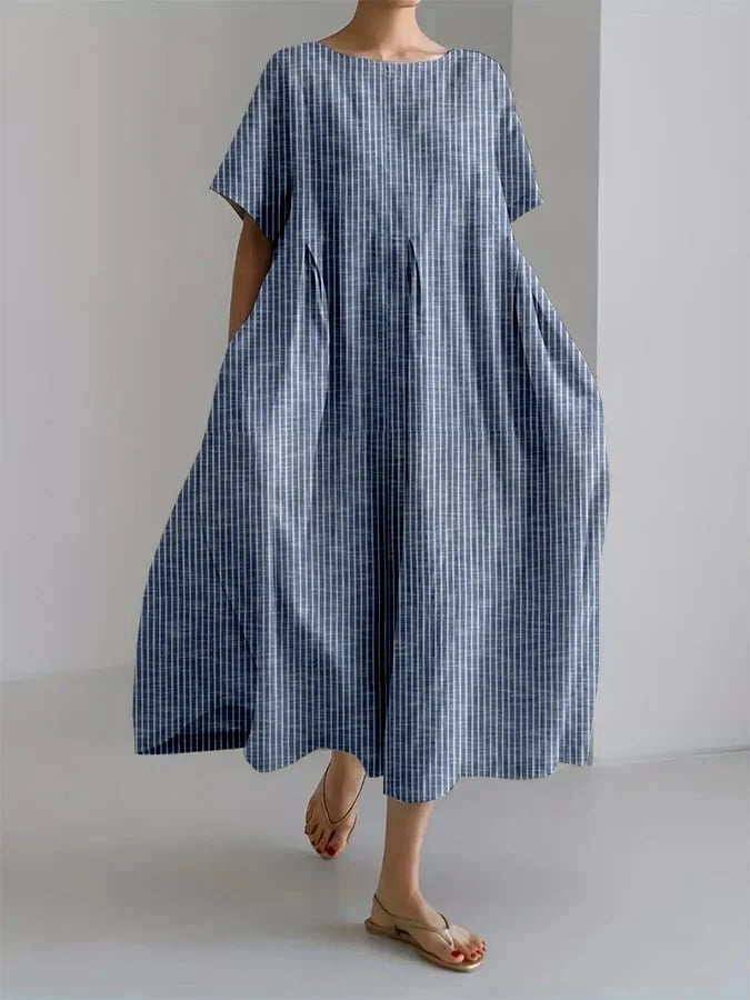 Lynor™ |Retro-Inspired Maxi Dress – Everyday Comfort & Style