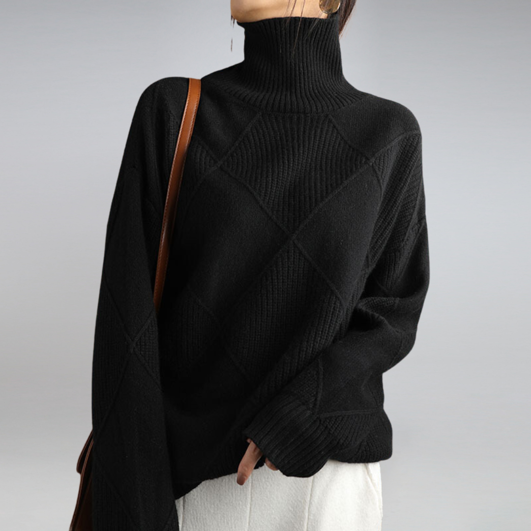 Lynor™| Cashmere Turtleneck Sweater