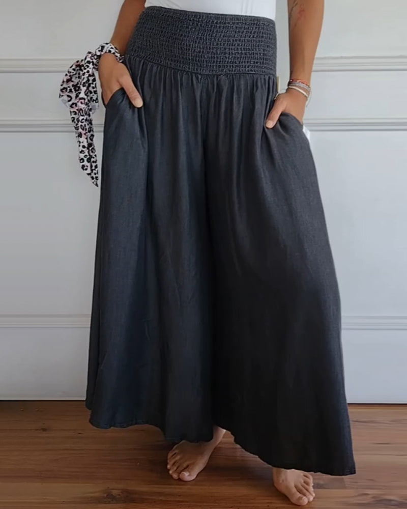 Lynor™ Elastic Waistband Pants – Comfort Meets Style