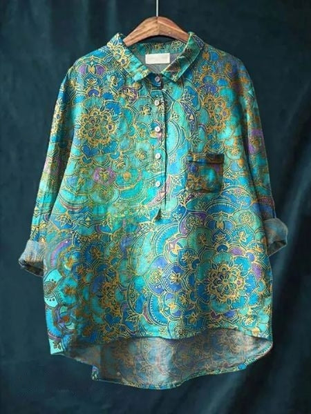 Lynor™ | Modern Floral Printed Shirt