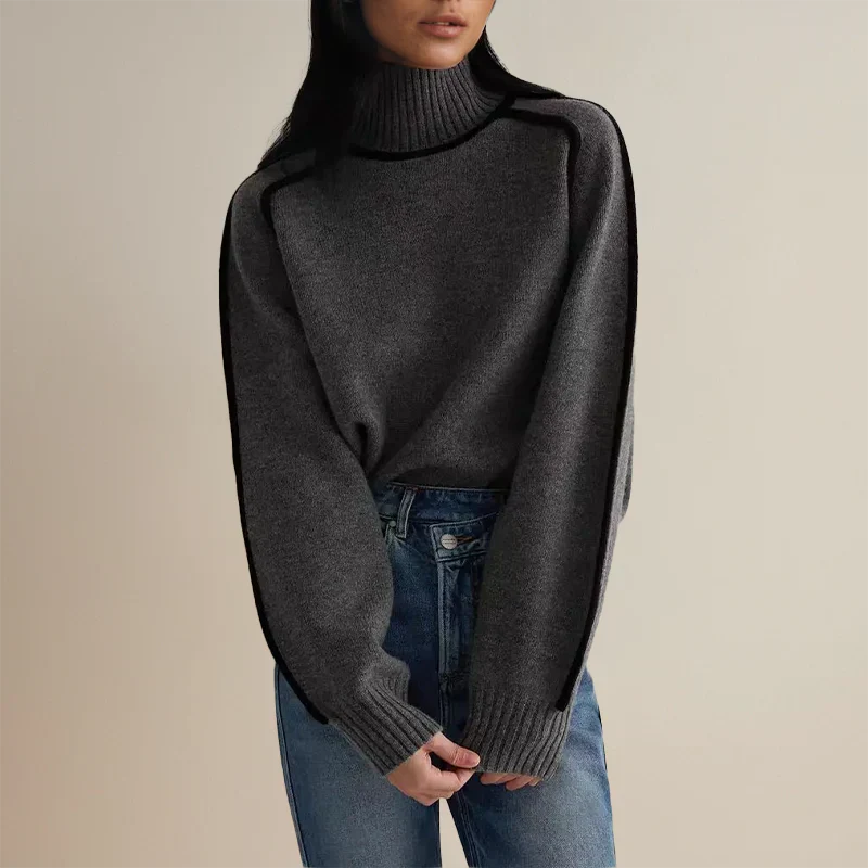 Lynor™ | Chic Turtleneck Sweater – Timeless Warmth with Modern Style