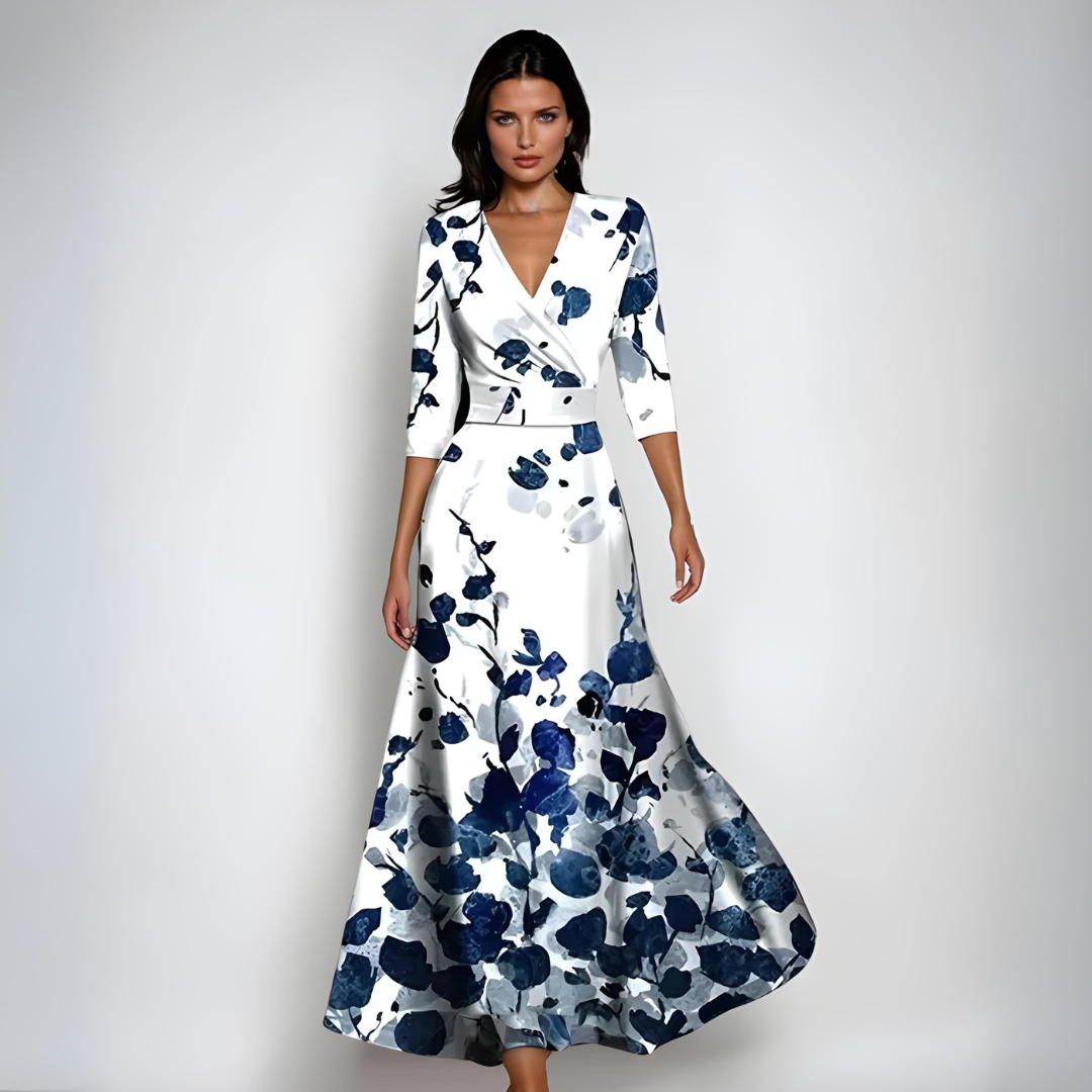Lynor™ | Elegant Floral Dress Feel Confident