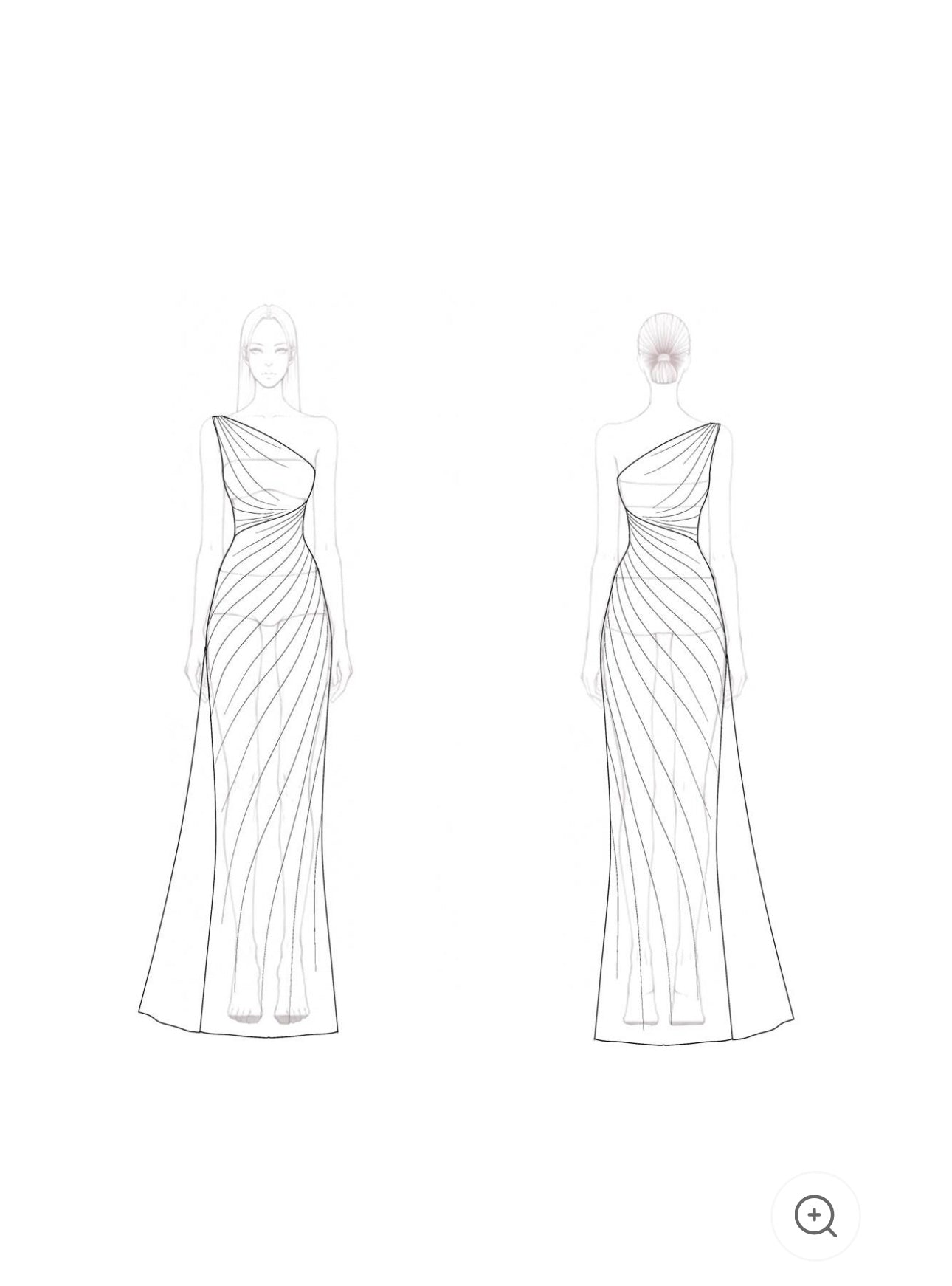 Lynor™ | Asymmetric Evening Dress – Golden Sheen