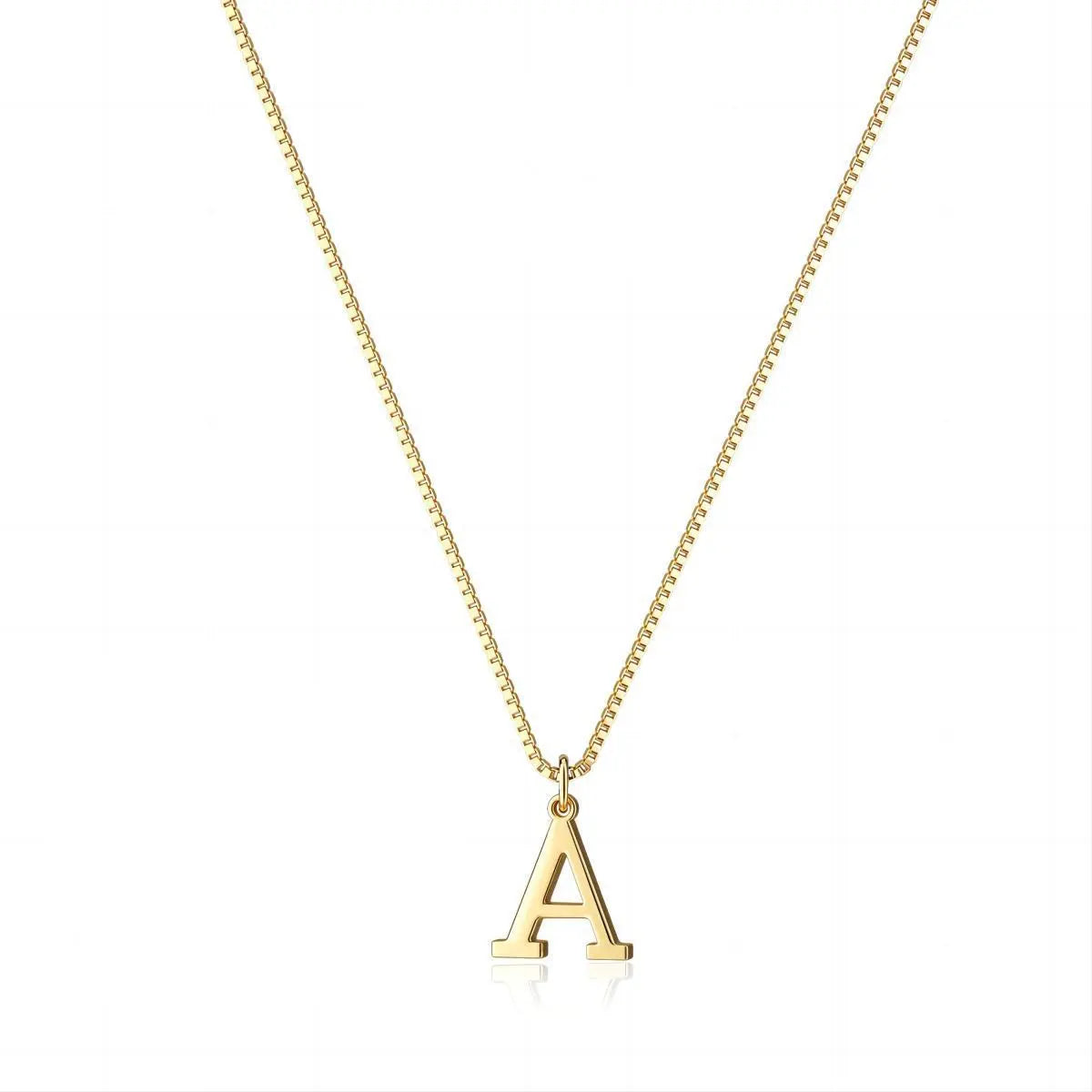 Lynor™ | Love Letter Initial Necklace – Personalized 18K Gold with Sentimental Charm