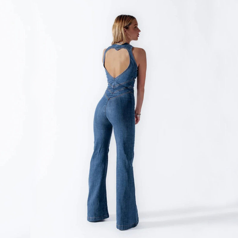 Lynor™ | Denim Style & Comfort Jumpsuit