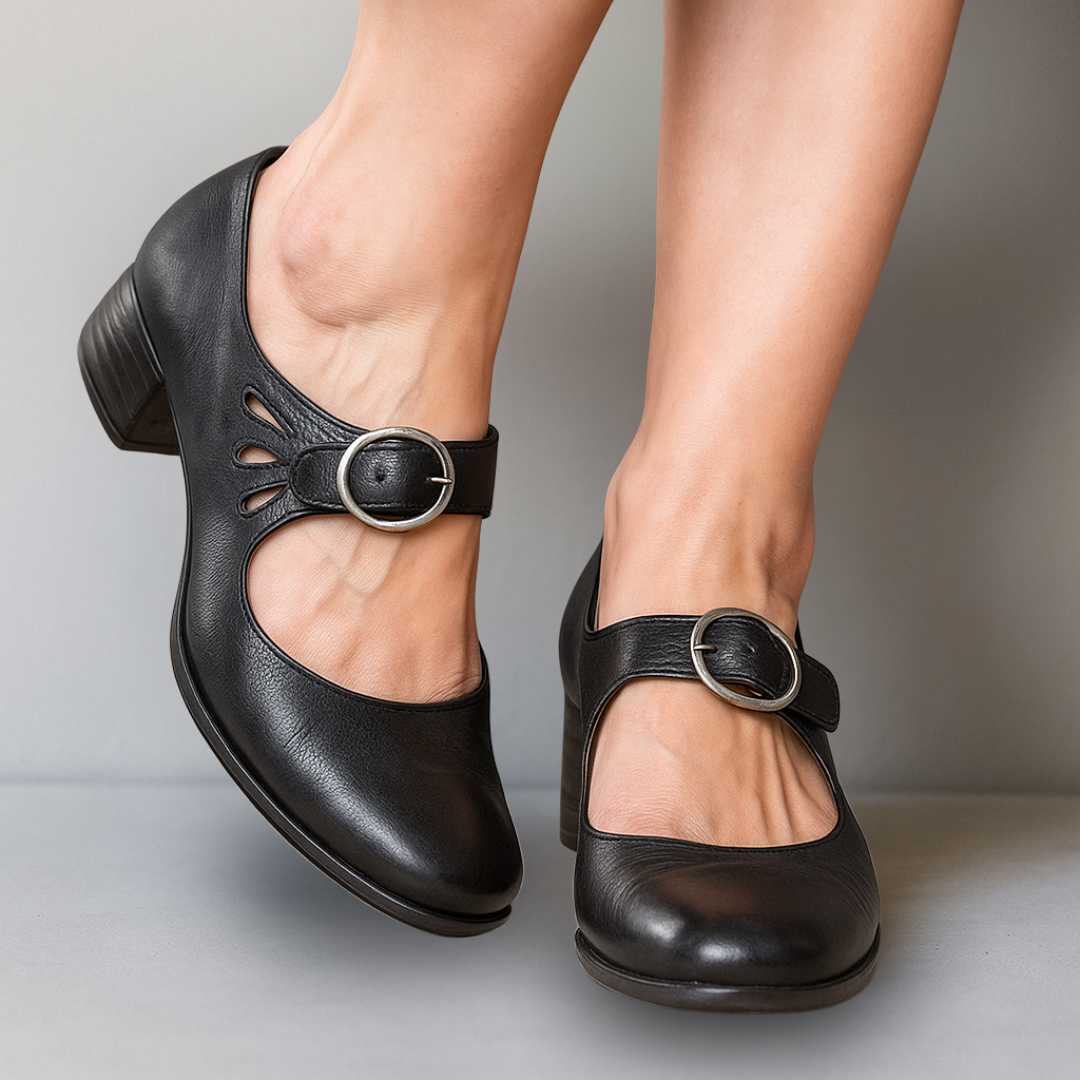 Lynor™ | Orthopedic Leather Wedge Sandals