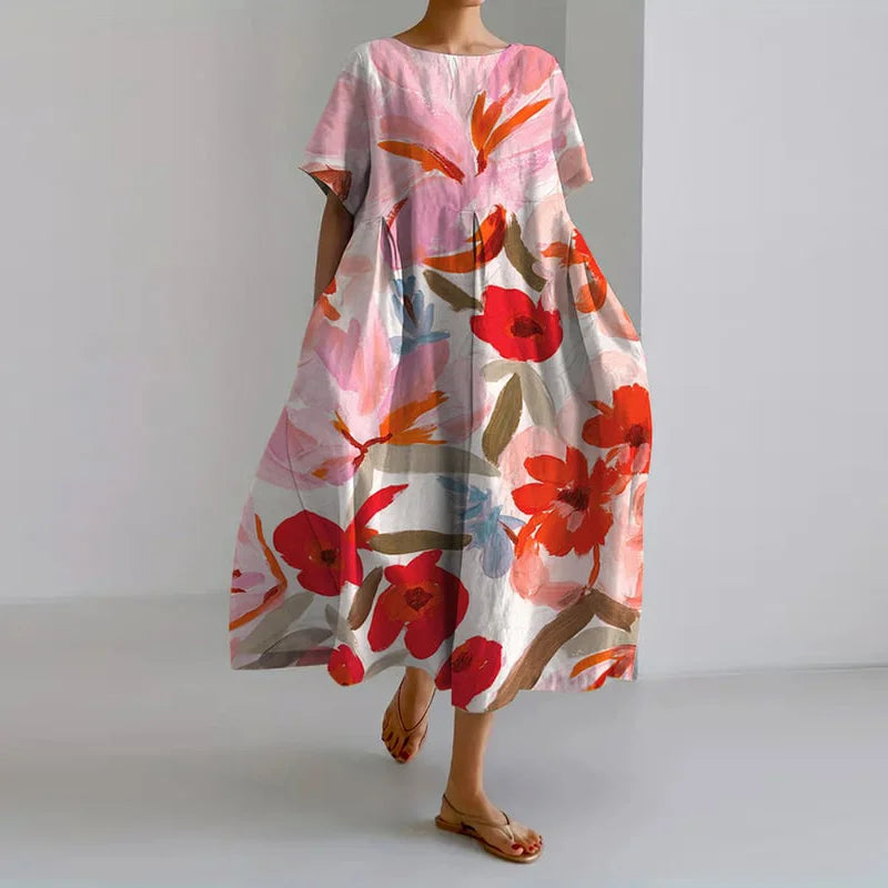 Lynor™ |Floral Summer Dress – Flattering Fit & Easy Movement