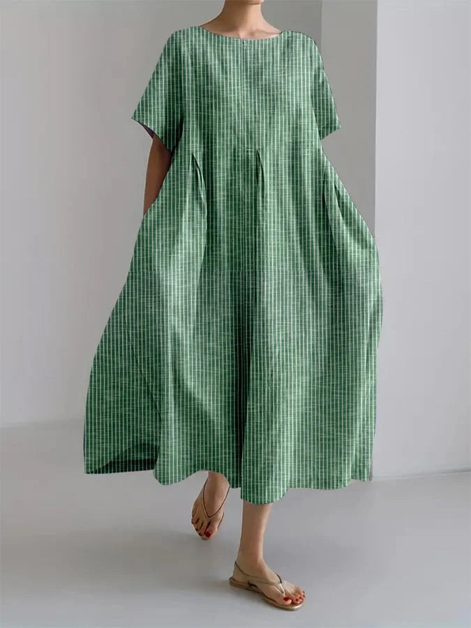 Lynor™ |Retro-Inspired Maxi Dress – Everyday Comfort & Style