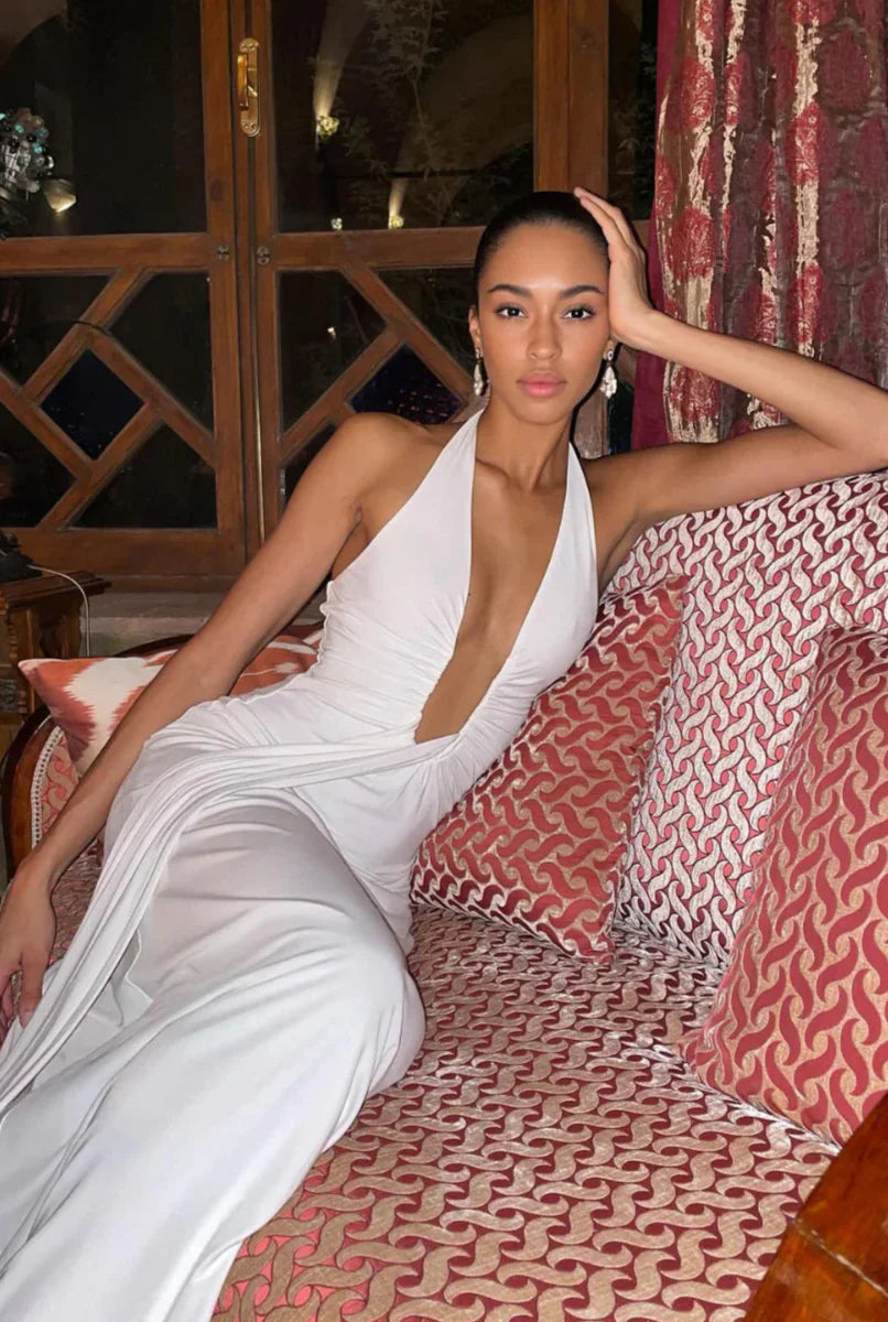 Lynor™ | Maxi Cupro Gown