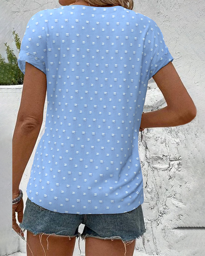 Lynor™ - Button Down V-Neck Shirt