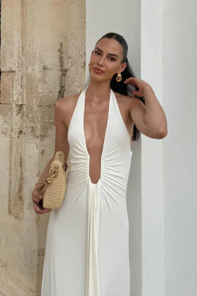 Lynor™ | Maxi Cupro Gown