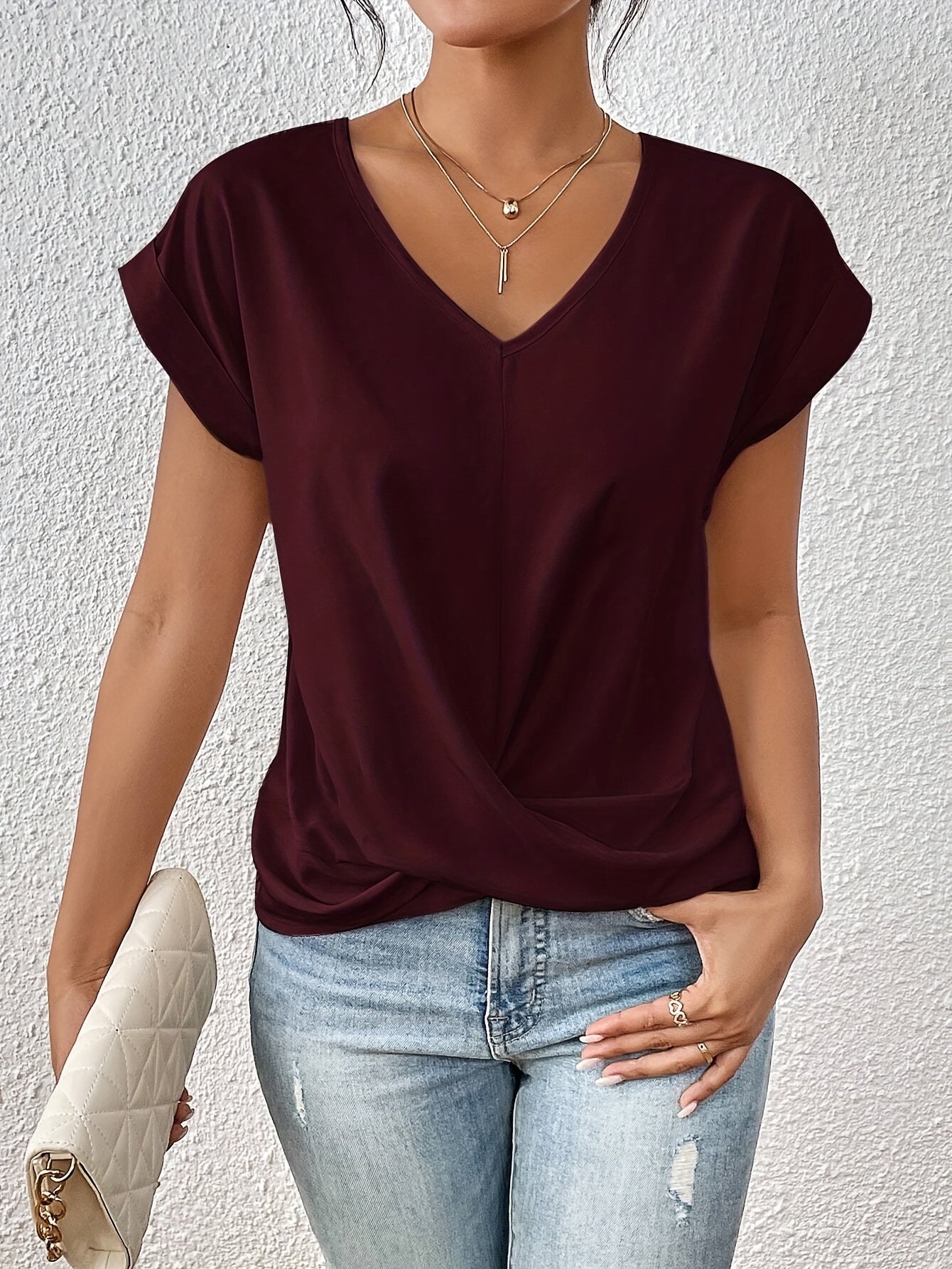 Lynor™ | Stylish V-Neck T-Shirt