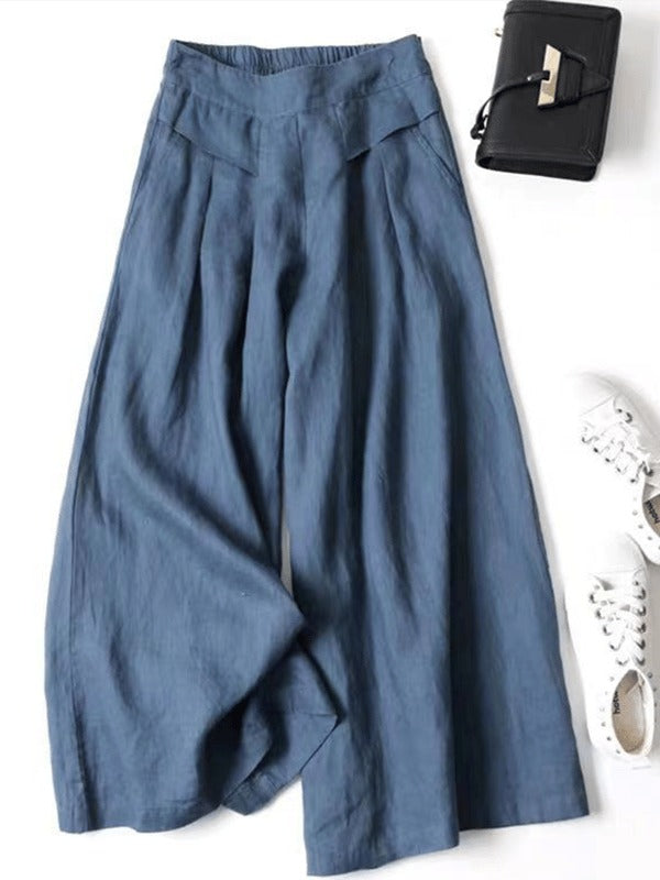 Lynor™ | Flowy Wide-Leg Trousers for Effortless Grace