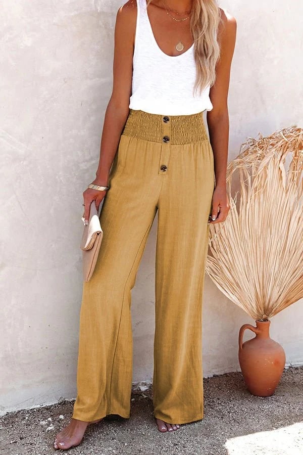 Lynor™ | Relaxed High-Waist Pants