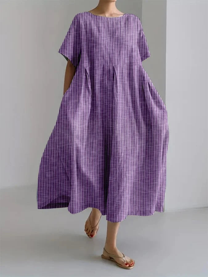 Lynor™ |Retro-Inspired Maxi Dress – Everyday Comfort & Style