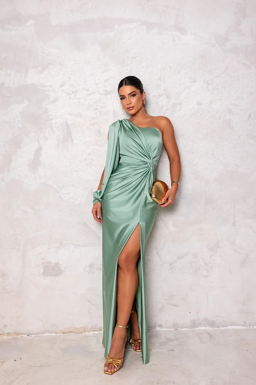Lynor™ | One-Shoulder Dress – Stylish Elegance with a Modern Twist
