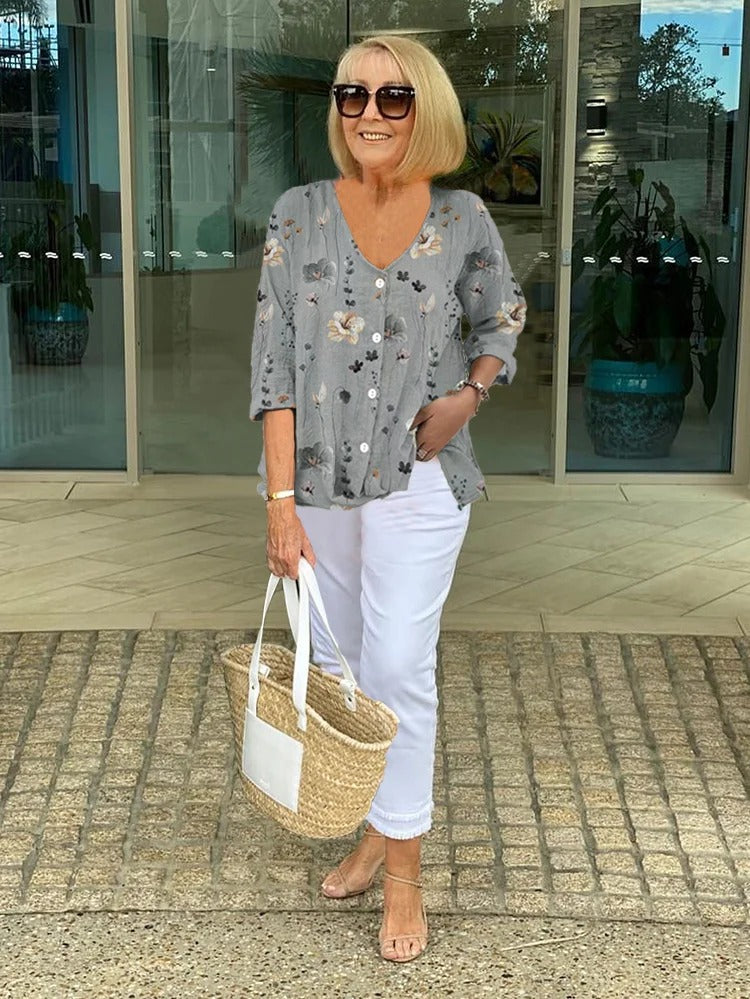 Lynor™ | Bloom & Grace Statement Blouse