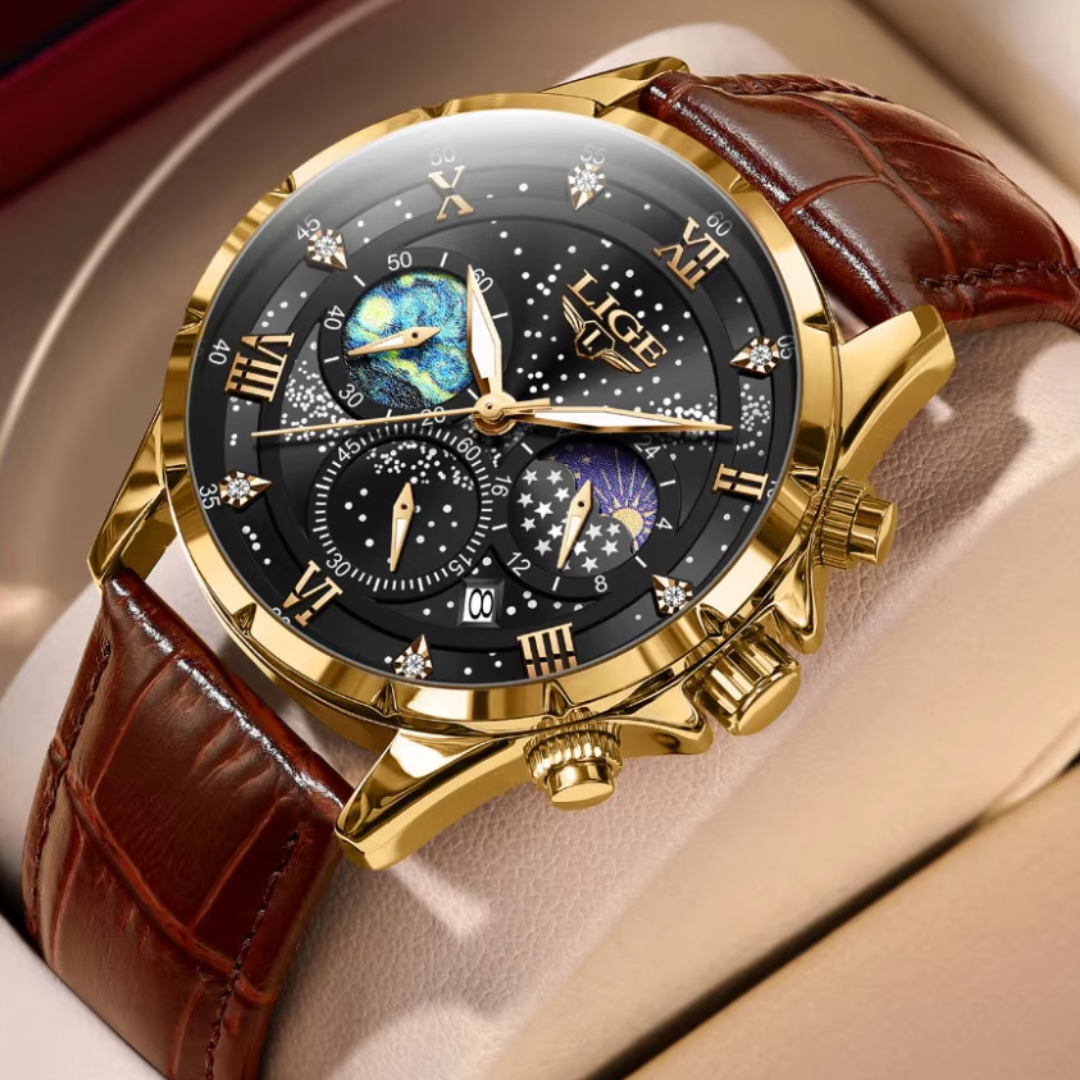 Lynor™ | Elegant Moon Phase Watch