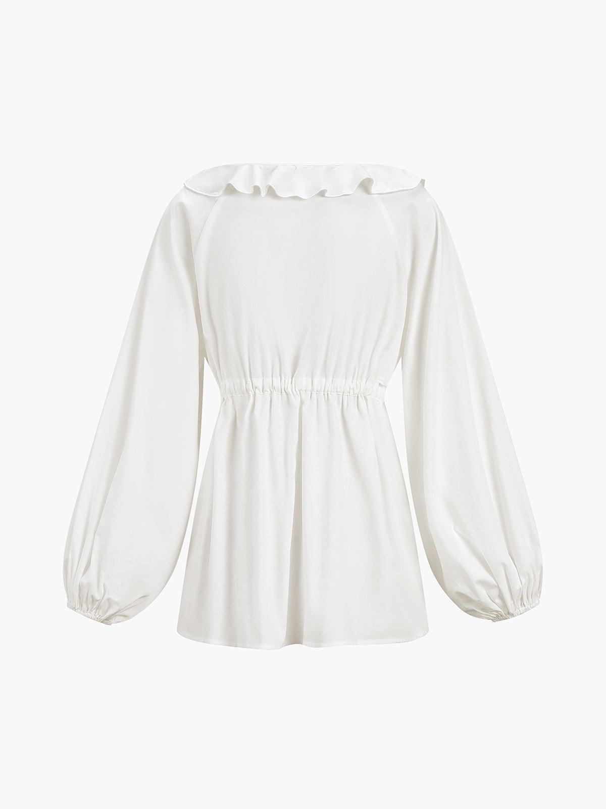 Lynor™ | Ruffles & Puff Sleeves Two-Piece Set