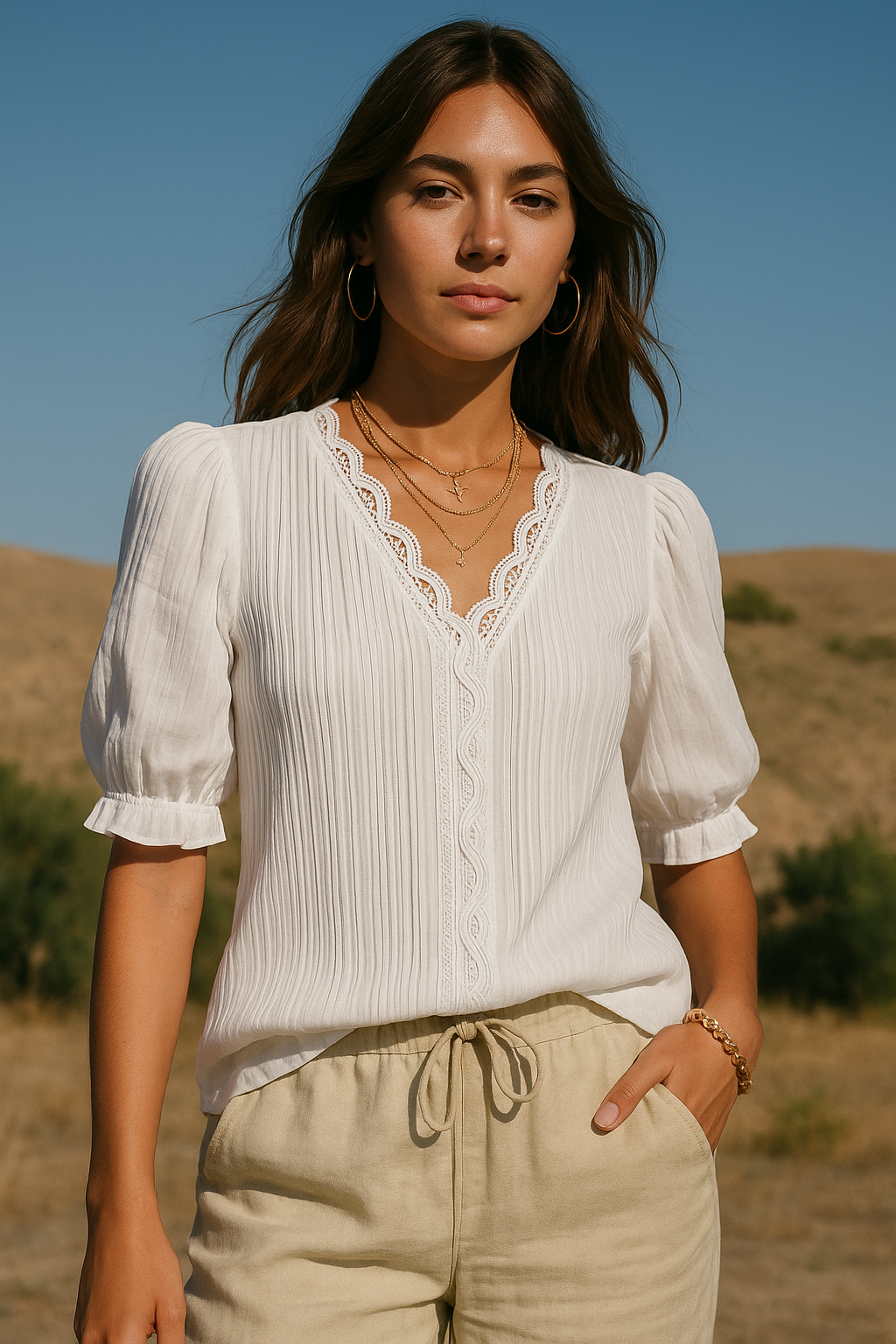 Lynor™ | Charming Blouse with Elegant Details