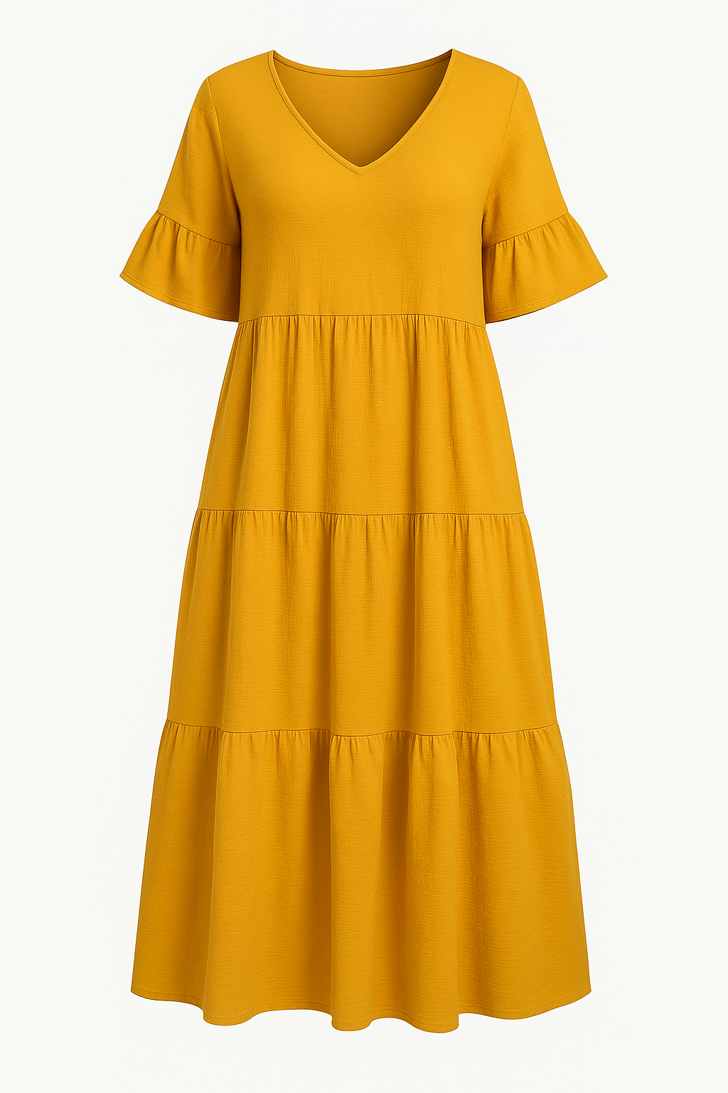 Lynor™ | V-Neck with Belly Coverage Dress