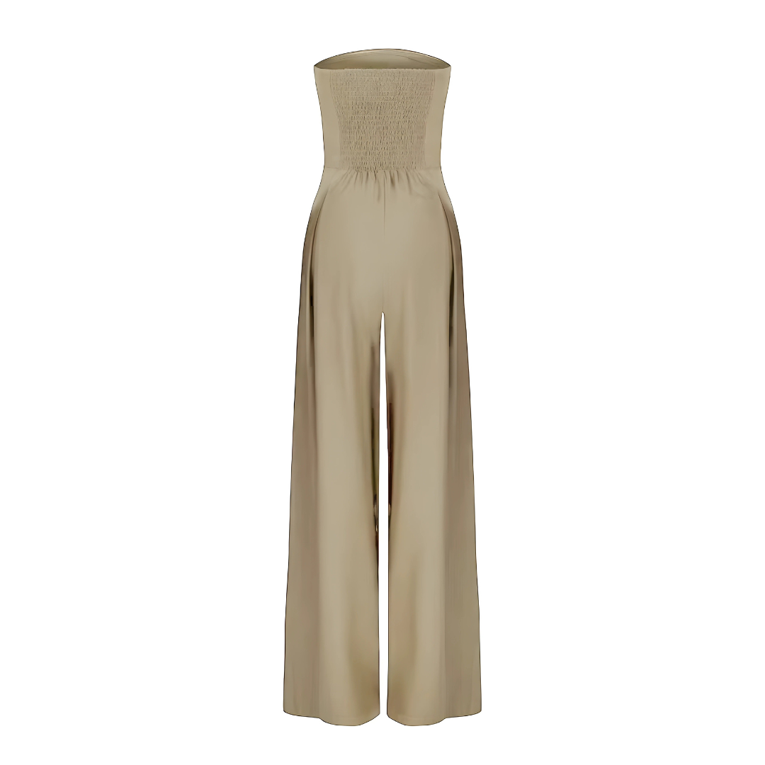 Lynor™ | Elegant Strapless Jumpsuit – Sleek Silhouette with Effortless Sophistication