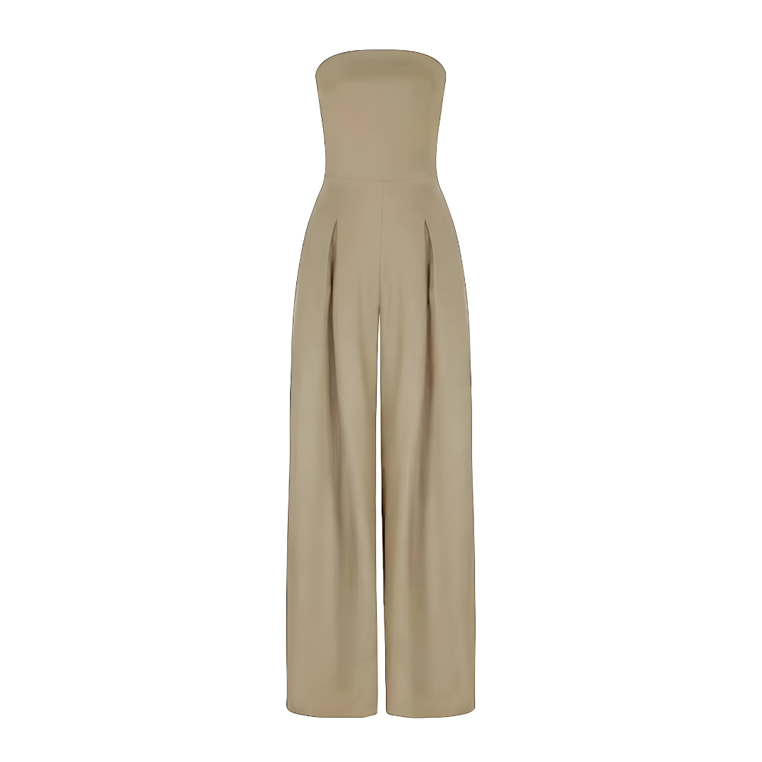Lynor™ | Elegant Strapless Jumpsuit – Sleek Silhouette with Effortless Sophistication