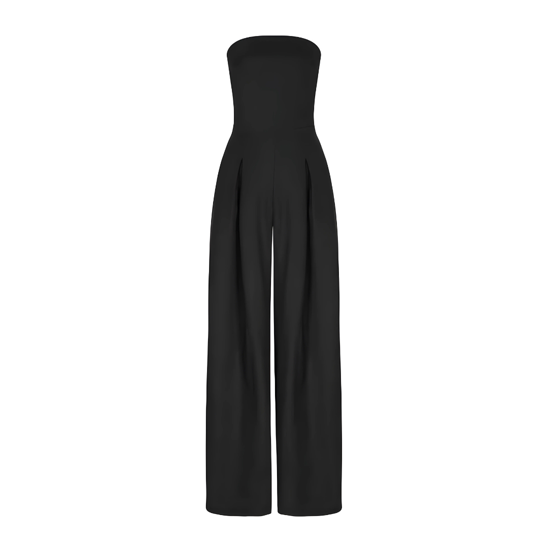 Lynor™ | Elegant Strapless Jumpsuit – Sleek Silhouette with Effortless Sophistication