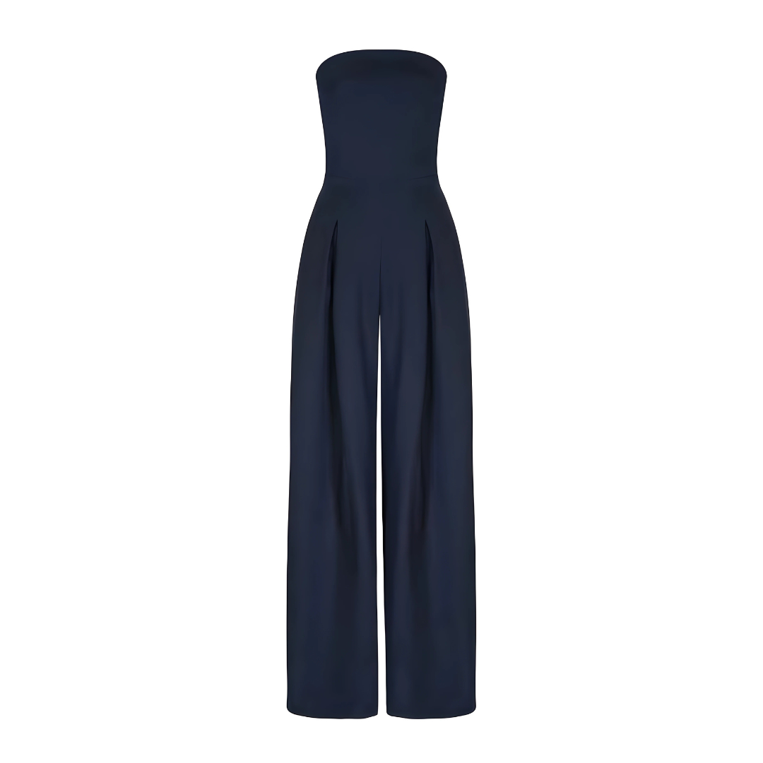 Lynor™ | Elegant Strapless Jumpsuit – Sleek Silhouette with Effortless Sophistication