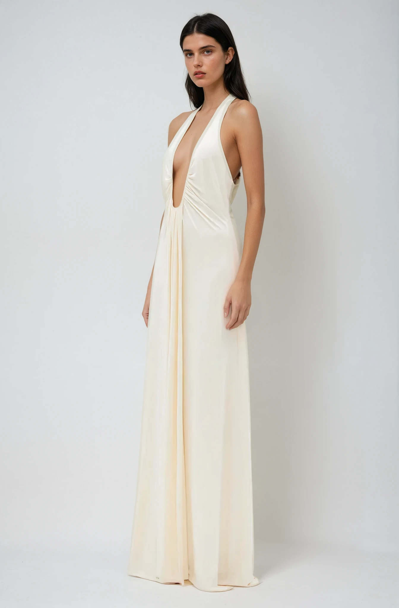 Lynor™ | Maxi Cupro Gown