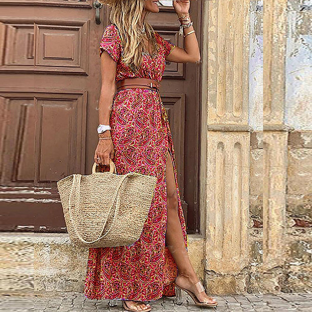 Lynor™ | Elegant Boho-Chic Dress – Free-Spirited Grace with Sophisticated Style