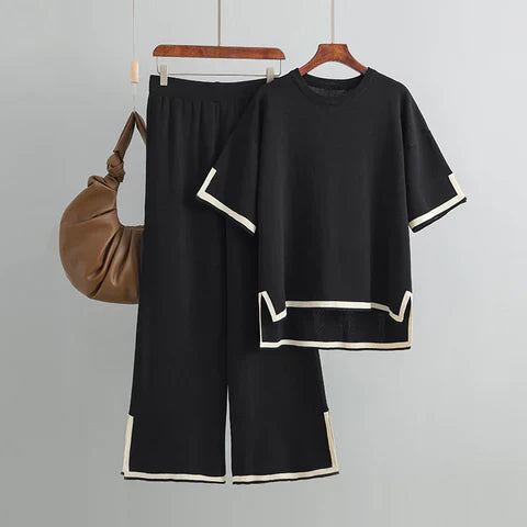 Lynor™ Korean Two-Piece Set – Lightweight & Soft Stretch