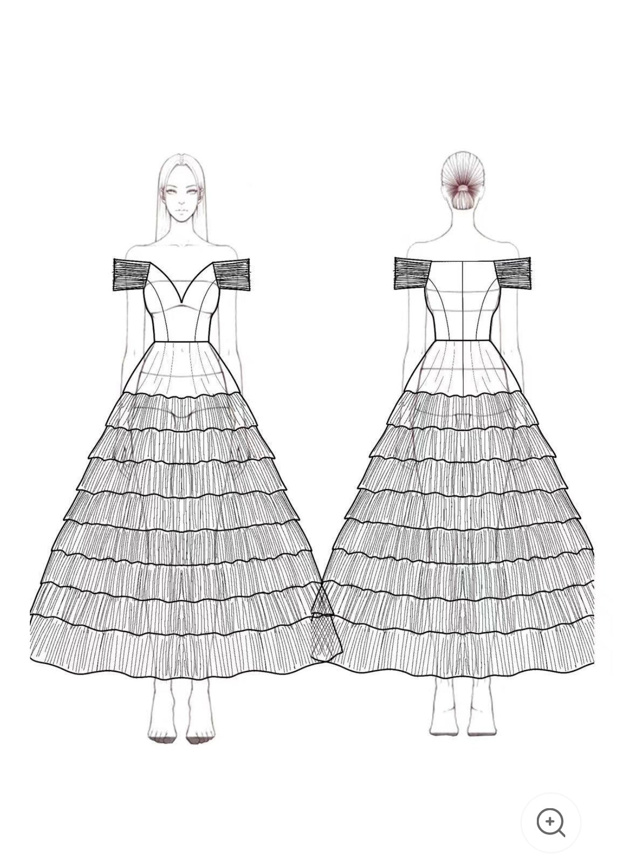 Lynor™ | Off-Shoulder Mesh Evening Dress
