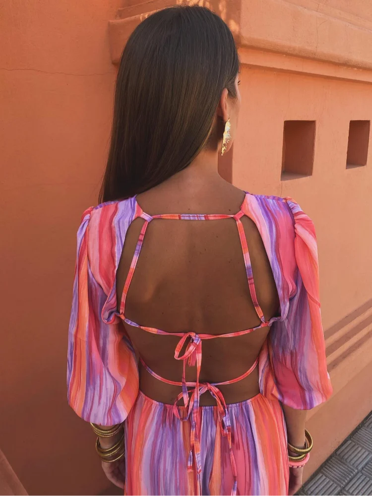 Lynor™ | Elegant Cut-Out Dress