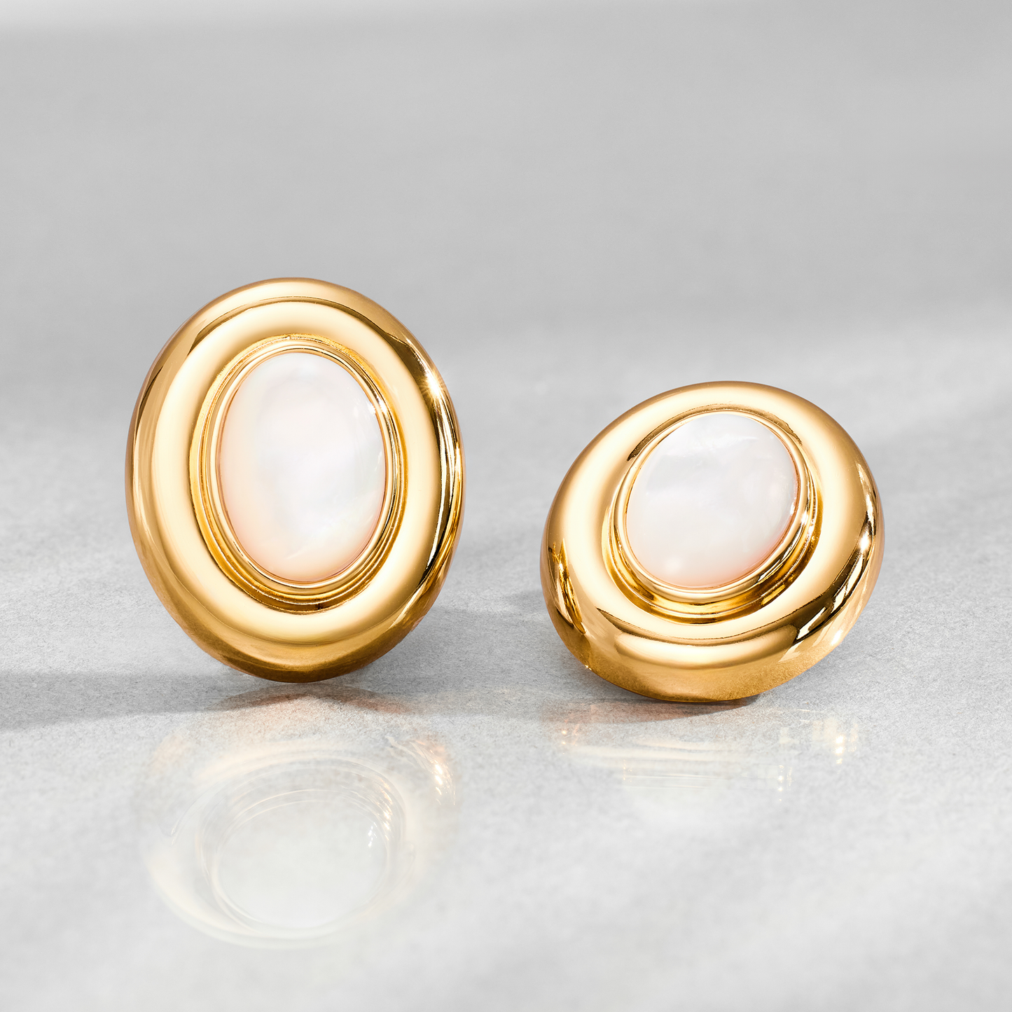 Lynor™ | Giselle Pearl Earrings – 14K Gold Elegance with Timeless Grace