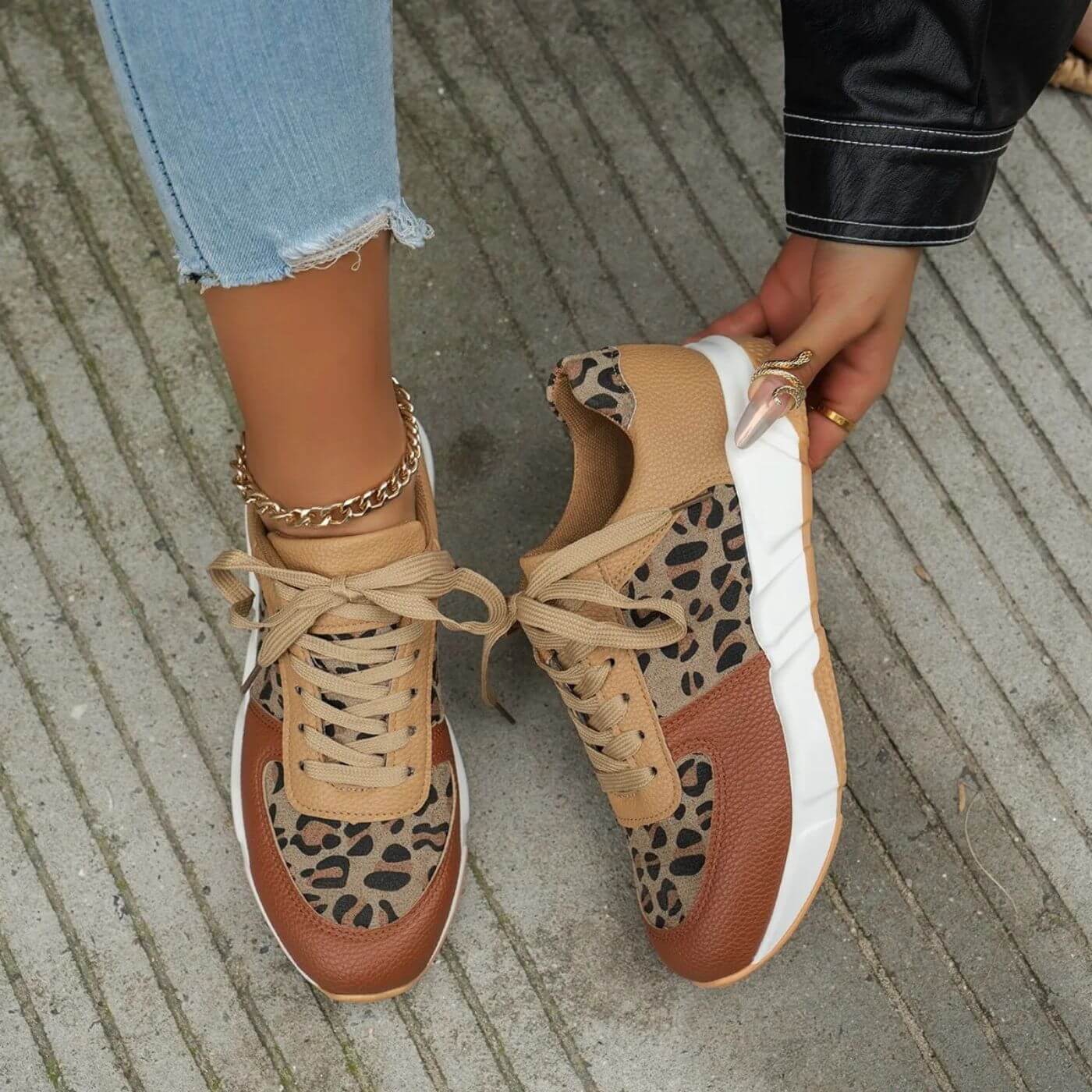 Lynor™ | Leopard Print Orthopedic Sneakers