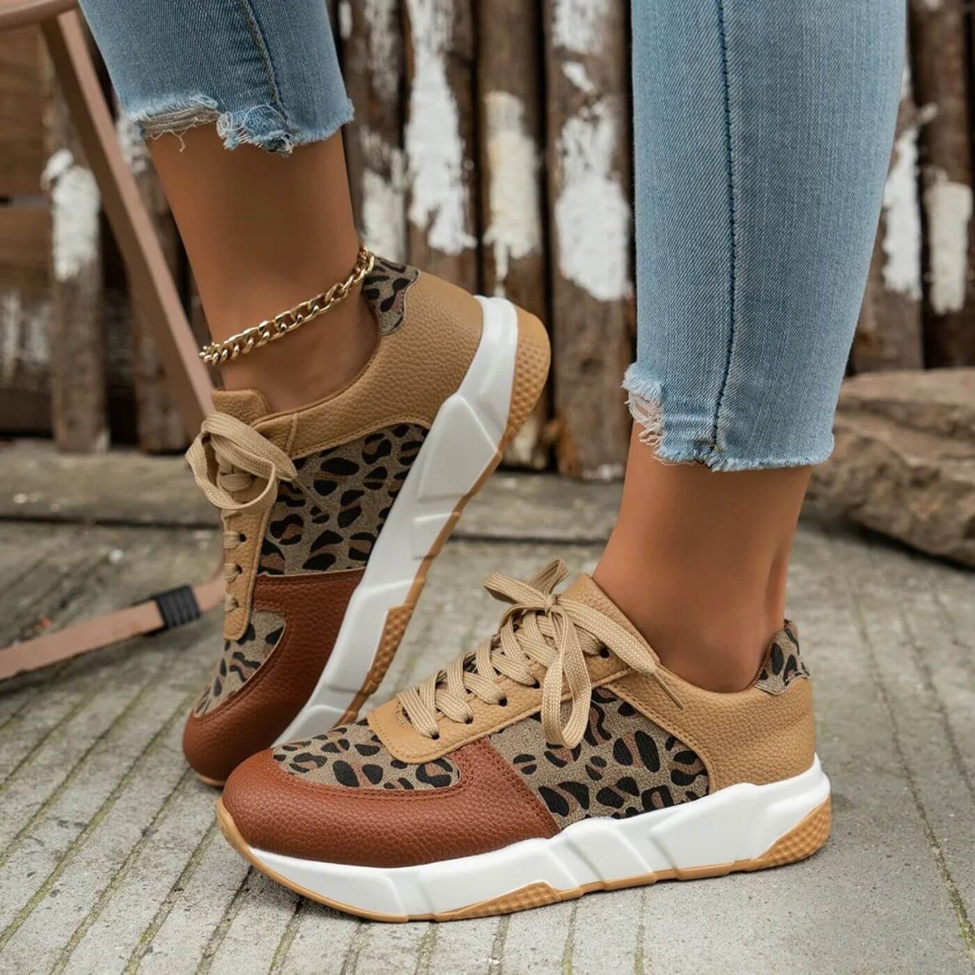 Lynor™ | Leopard Print Orthopedic Sneakers